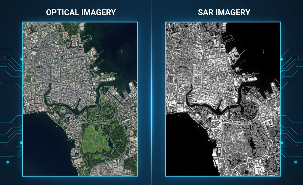 SAR vs Optical Imagery