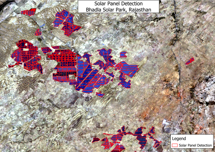 Solar panel detection using machine learning