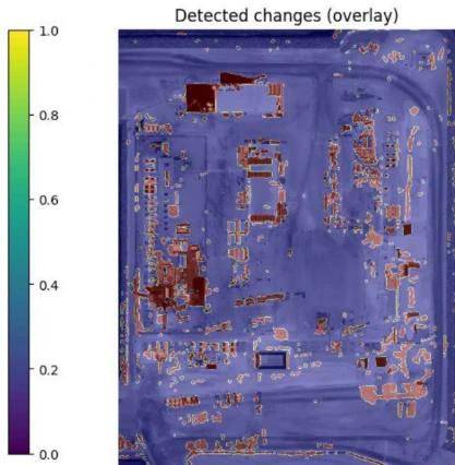 Construction Change Detection, High-Resolution Satellite Imagery, Machine Learning