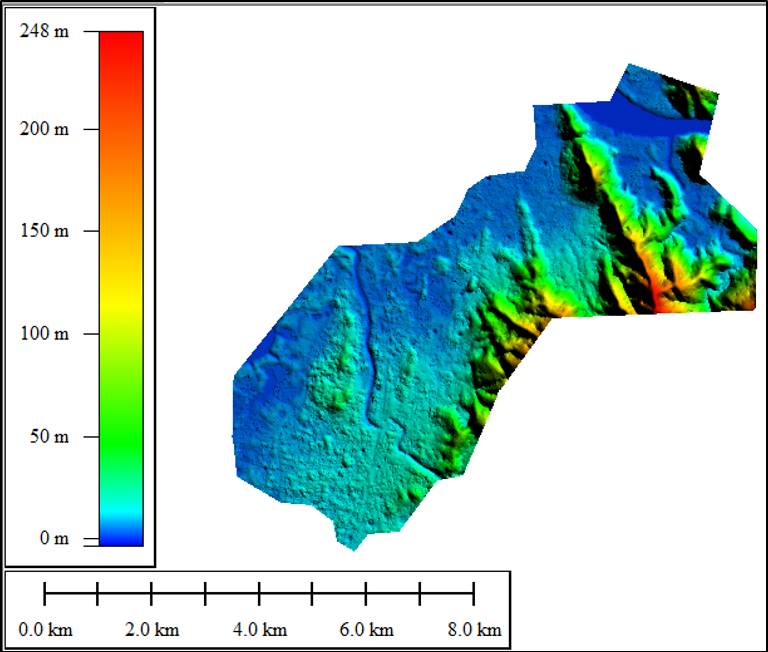 obstruction feature extraction, DTM