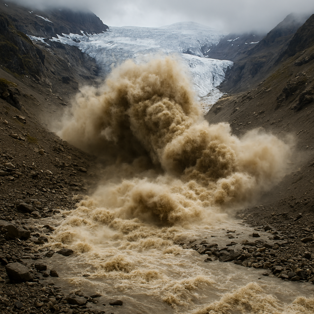 glof, Disaster management, natural disaster, satellite images, satellite imagery