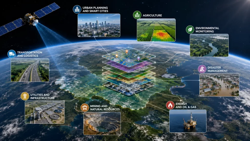 gis application, application of geographic information system, uses of gis, gis and its applications, what is gis application, GIS mapping technology, geospatial intelligence platform, GIS urban planning, GIS agriculture applications, GIS disaster management, GIS infrastructure monitoring, GIS environmental management, GIS transportation planning, GIS utility mapping, geographic information system analytics